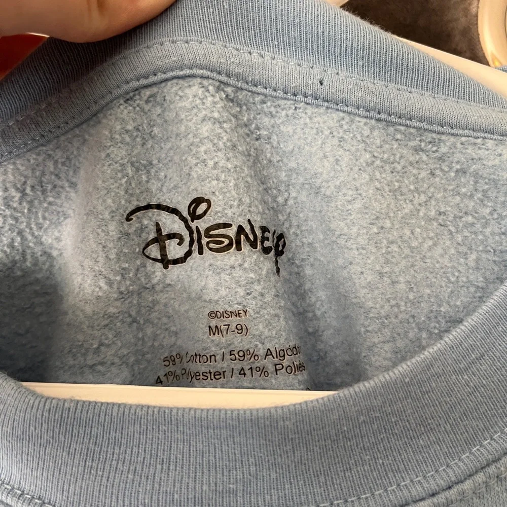 Disney Stitch Light Blue Crew Neck - Picture 4 of 8